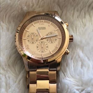 Guess Chronograph Gold Plated Men’s Watch